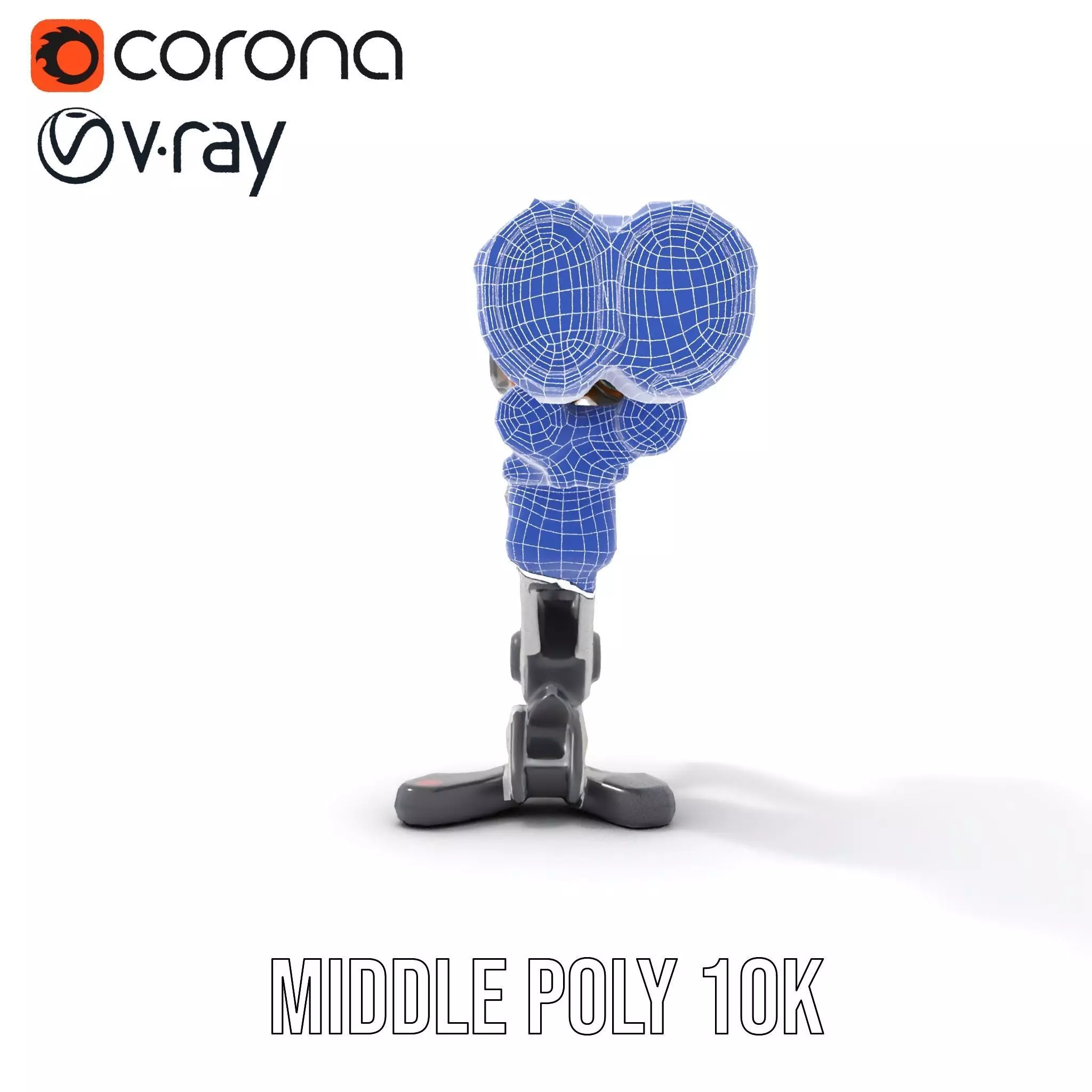 Futuristic SciFi Turret Model Pack Low-poly 3D model_31