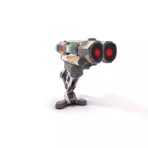 Futuristic SciFi Turret Model Pack Low-poly 3D model Futuristic SciFi Turret Model Pack Low-poly 3D model