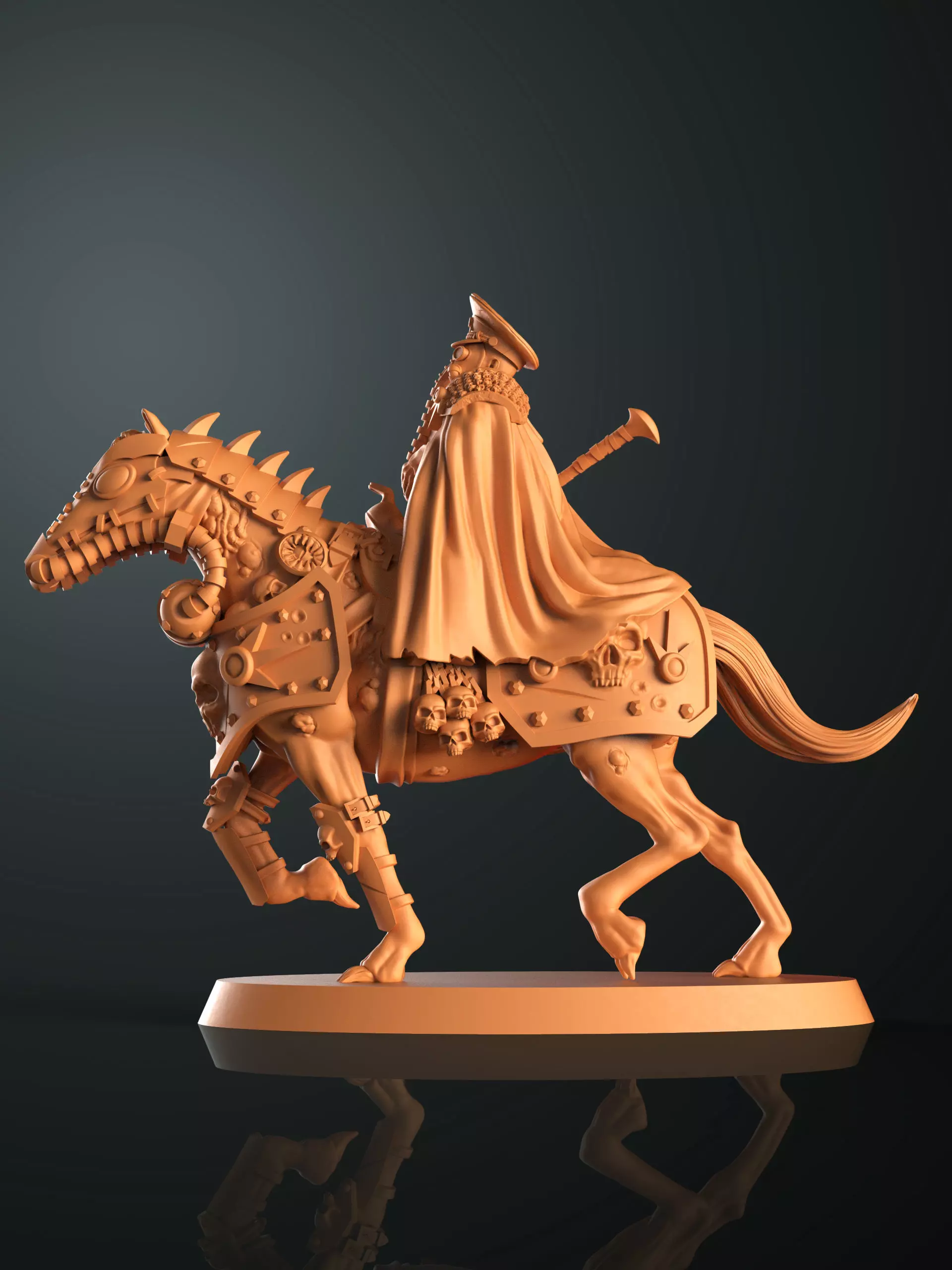 Traitor mounted commander 3D print model