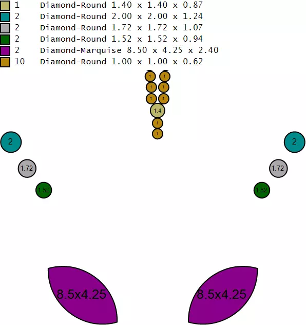 FACES MASK GOLD PENDENT 3D print model_7