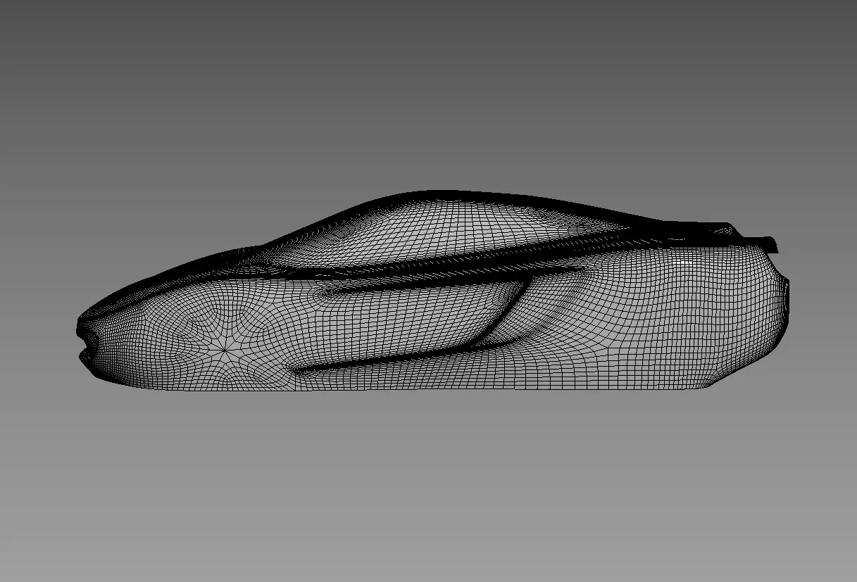 The silhouette of the car 2011 McLaren MP4-12C Coupe 3D print model_3