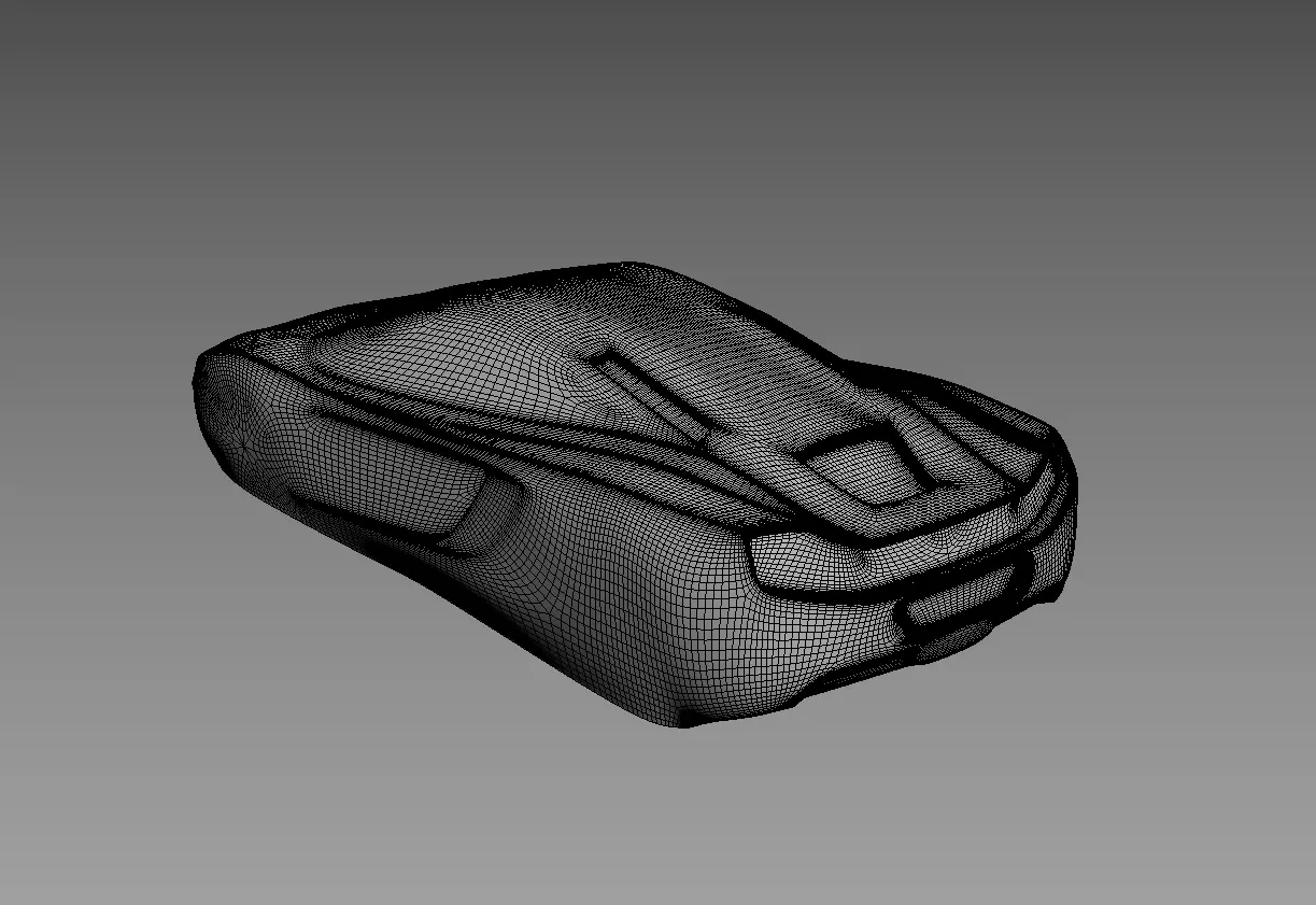 The silhouette of the car 2011 McLaren MP4-12C Coupe 3D print model_4