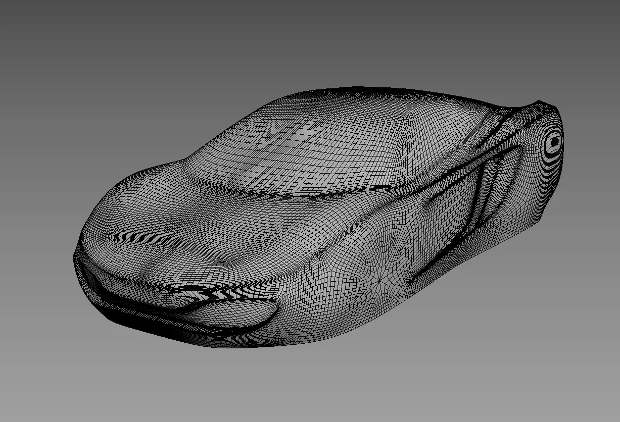 The silhouette of the car 2011 McLaren MP4-12C Coupe 3D print model_2