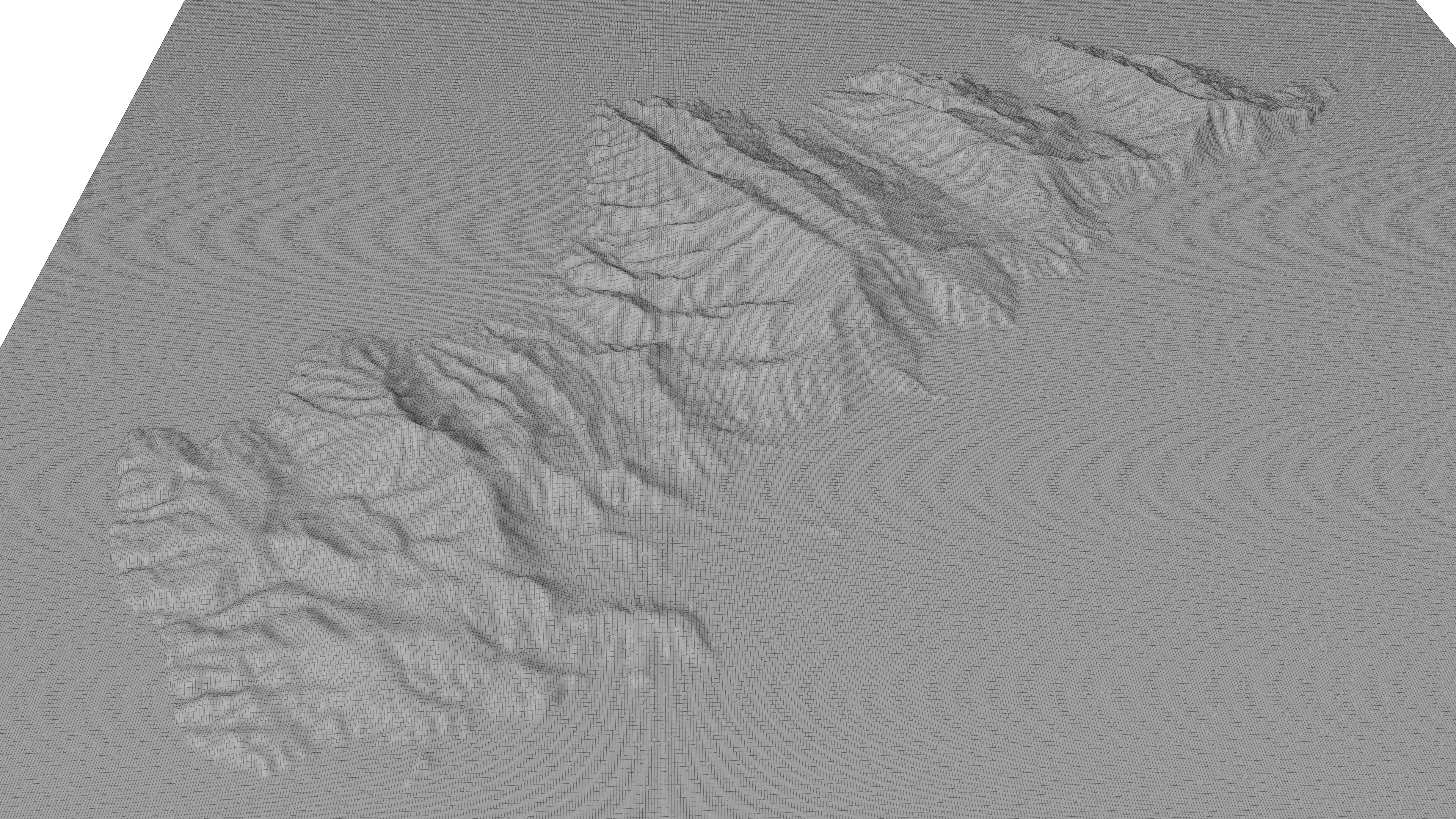 Andros Island 3D model terrain 3D model_3