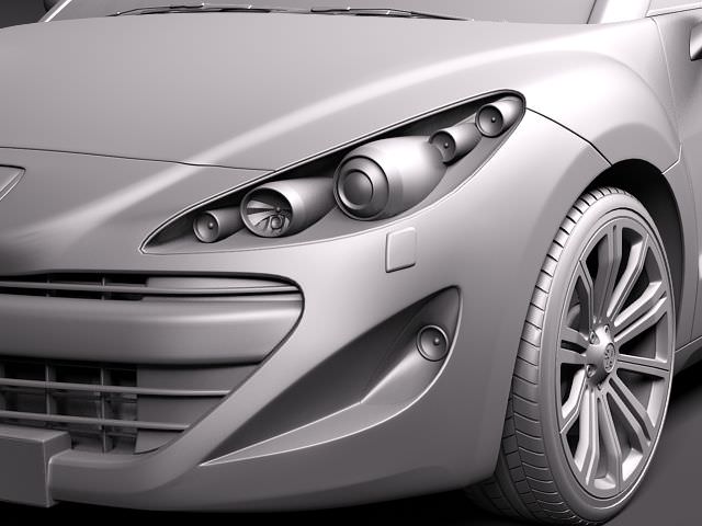 Peugeot RCZ 3D model_11