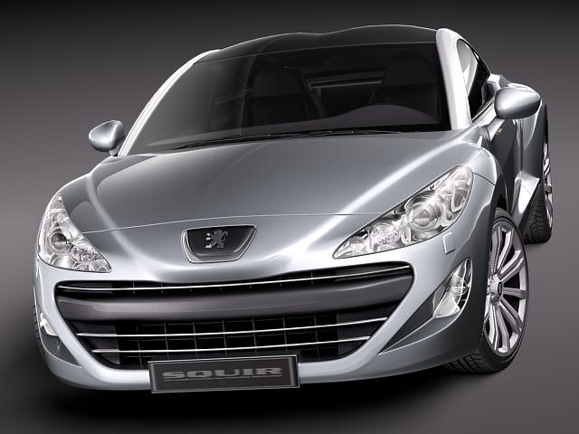 Peugeot RCZ 3D model_1
