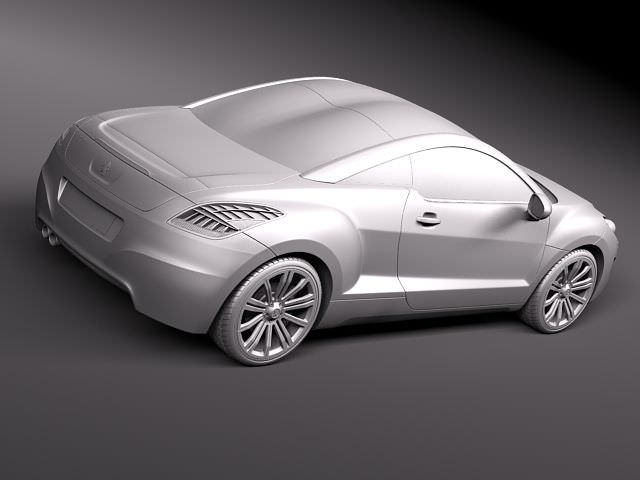 Peugeot RCZ 3D model_8