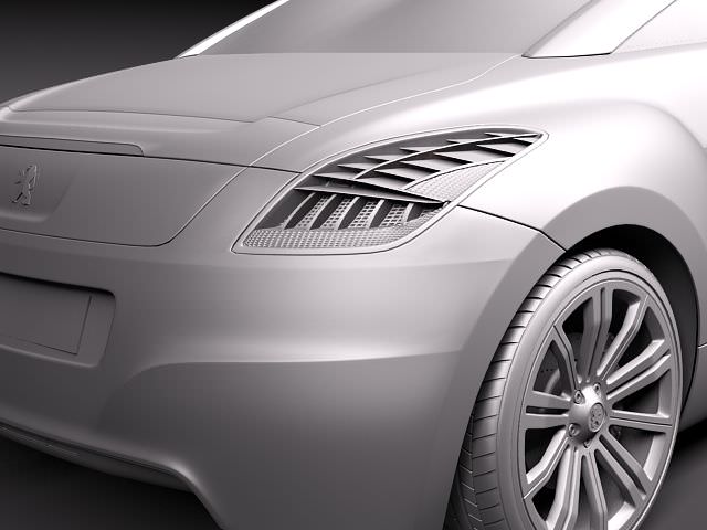 Peugeot RCZ 3D model_9