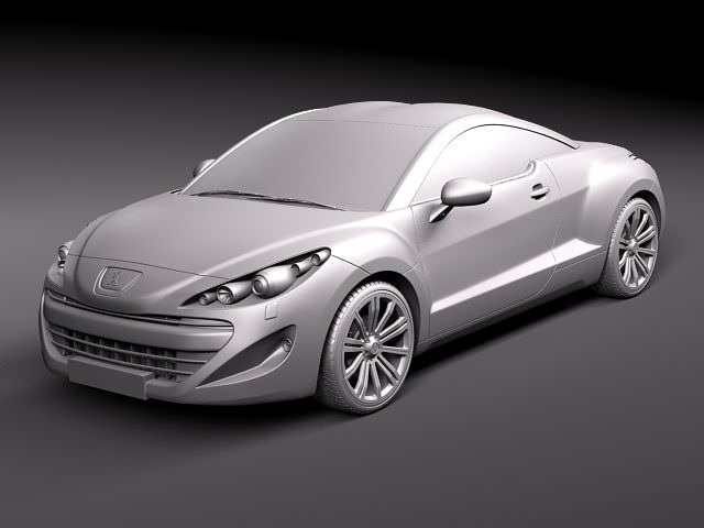 Peugeot RCZ 3D model_10
