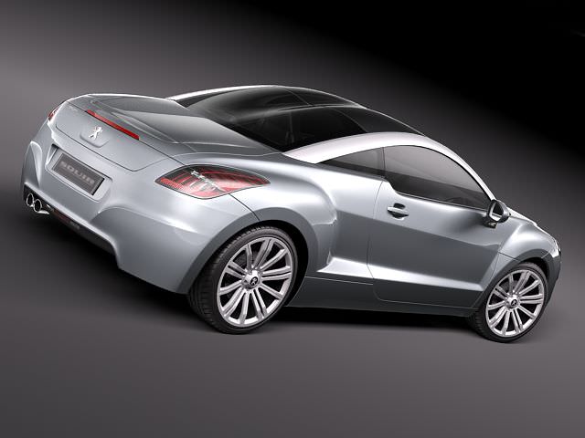 Peugeot RCZ 3D model_5