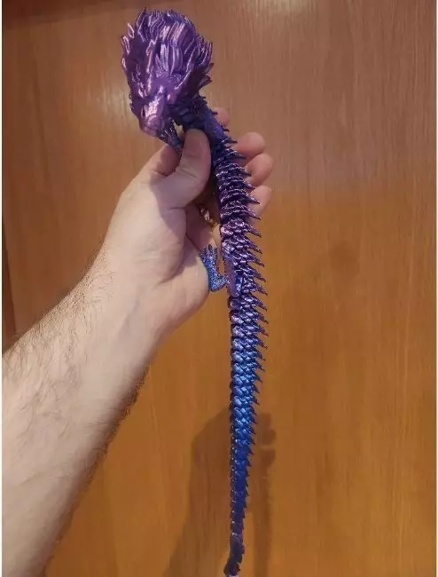 East sea dragon articulated stl 3D print model_23