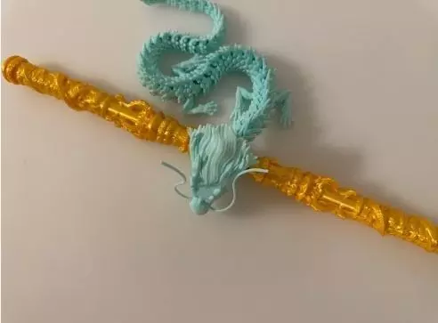 East sea dragon articulated stl 3D print model_2