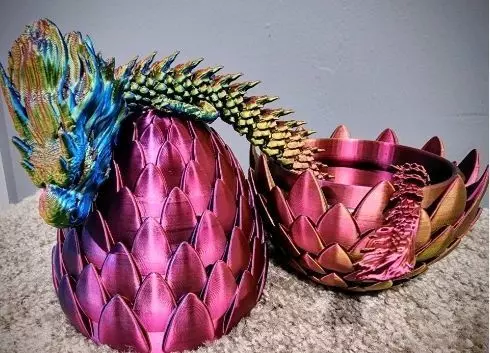 East sea dragon articulated stl 3D print model_14