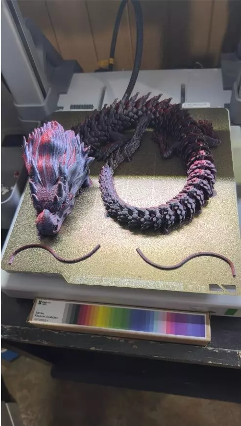 East sea dragon articulated stl 3D print model_13