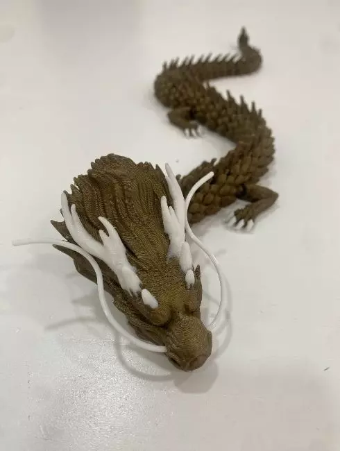 East sea dragon articulated stl 3D print model_8