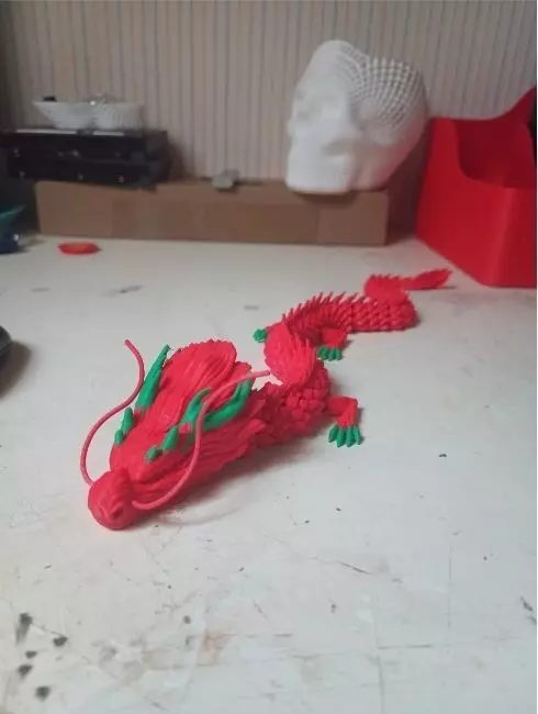 East sea dragon articulated stl 3D print model_18