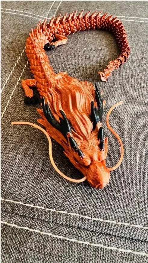 East sea dragon articulated stl 3D print model_16