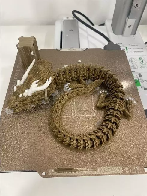 East sea dragon articulated stl 3D print model_7