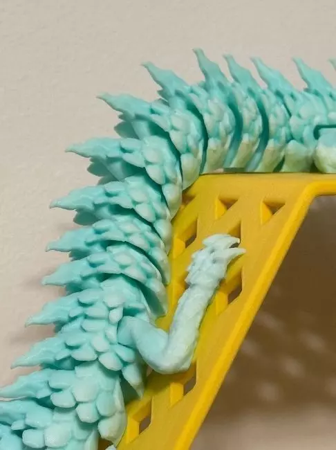 East sea dragon articulated stl 3D print model_4