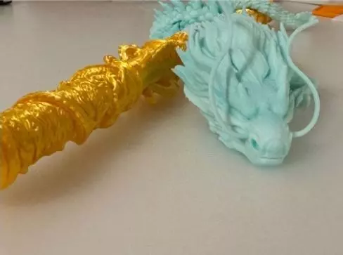 East sea dragon articulated stl 3D print model_1