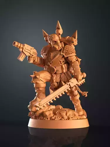 Traitor veteran Sergeant 1 3D print model