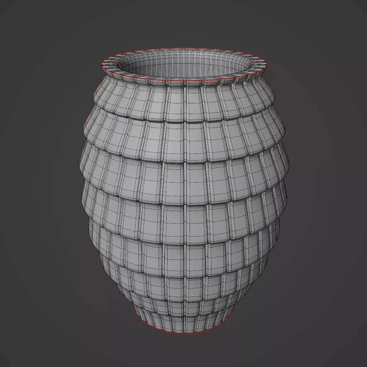 Porcelain Vase 01 3D model_9