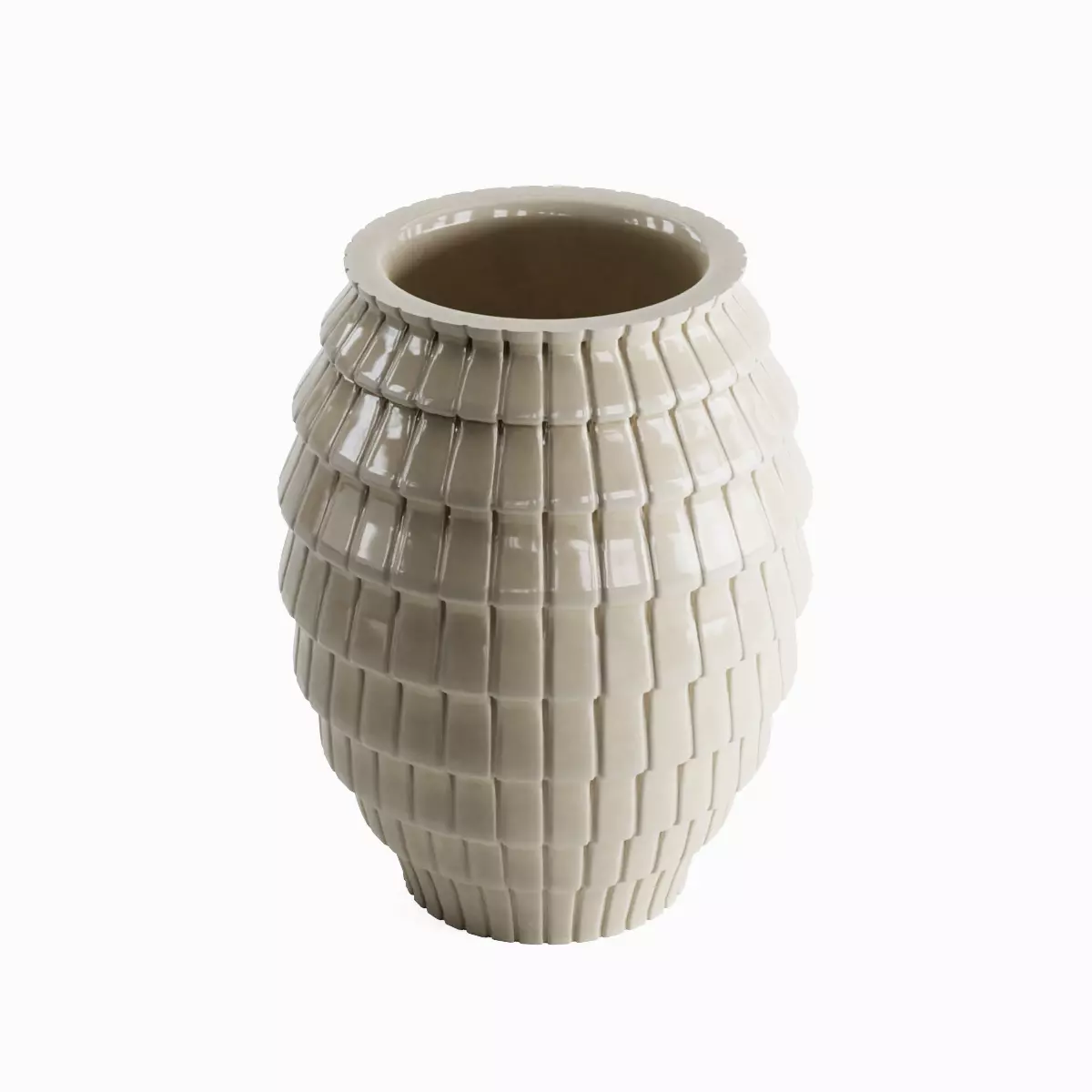 Porcelain Vase 01 3D model_0