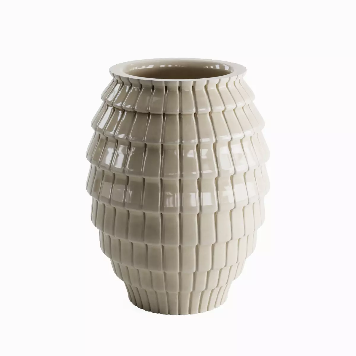 Porcelain Vase 01 3D model_1