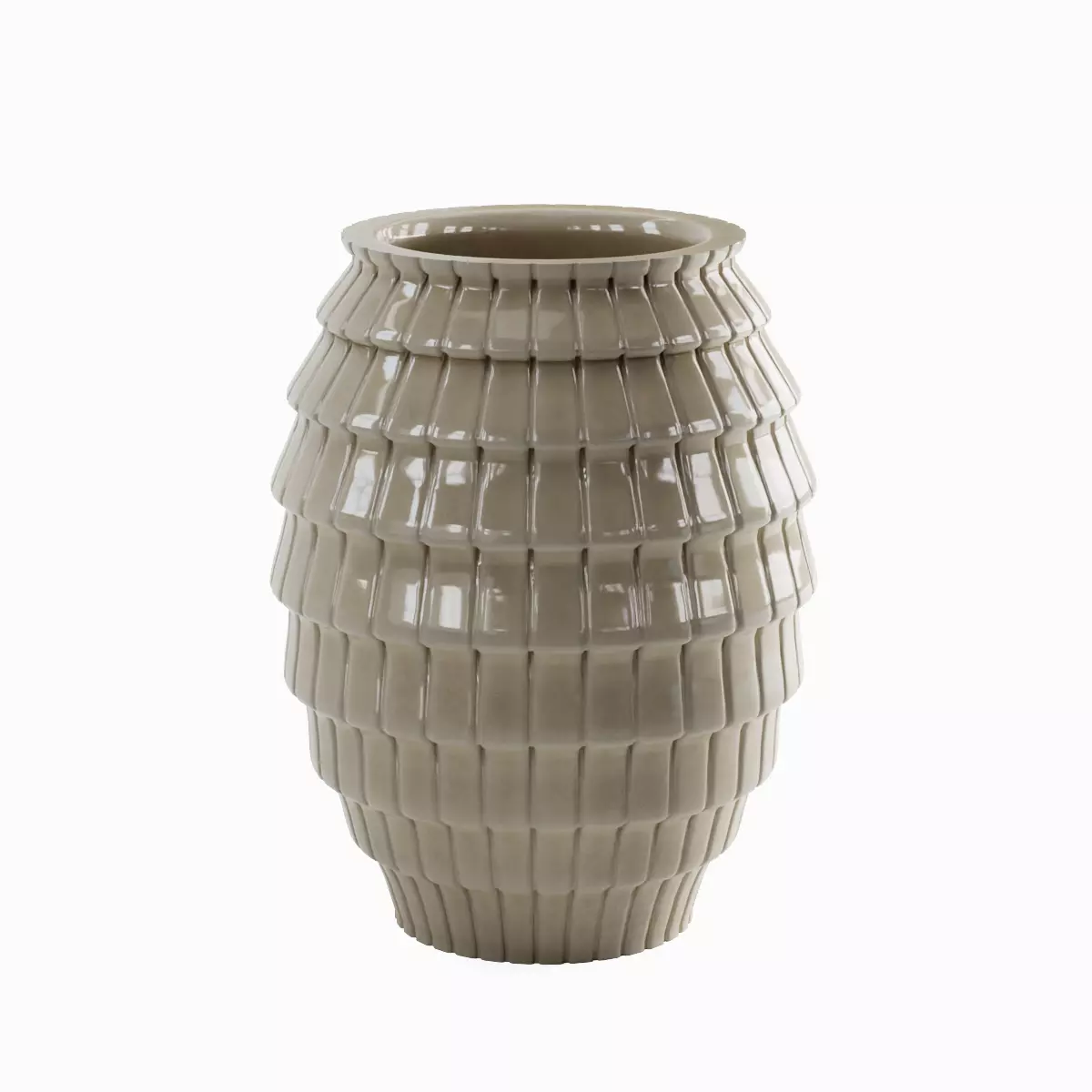 Porcelain Vase 01 3D model_2