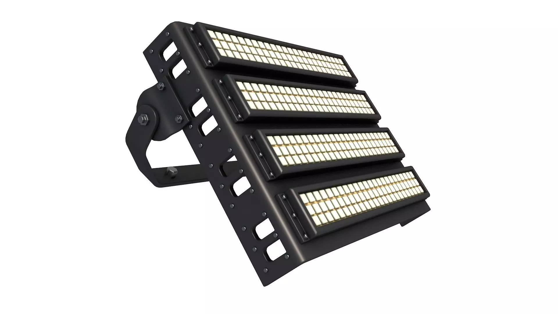 Stadium Light Tower 3D model_4