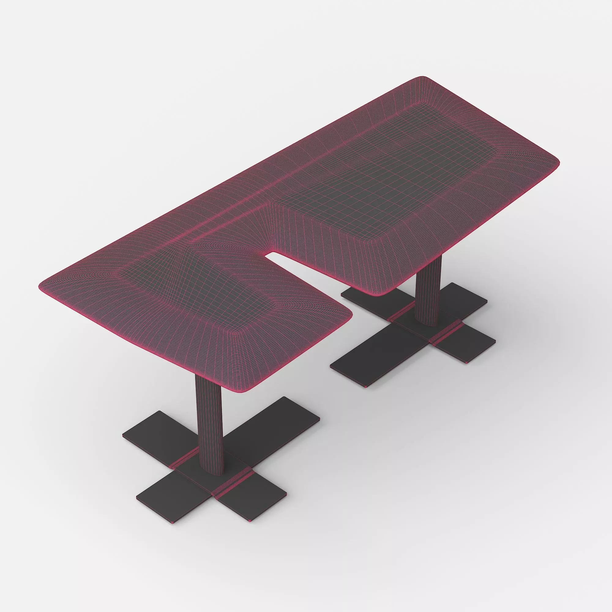 Dustin Coffee Table 3D model_2