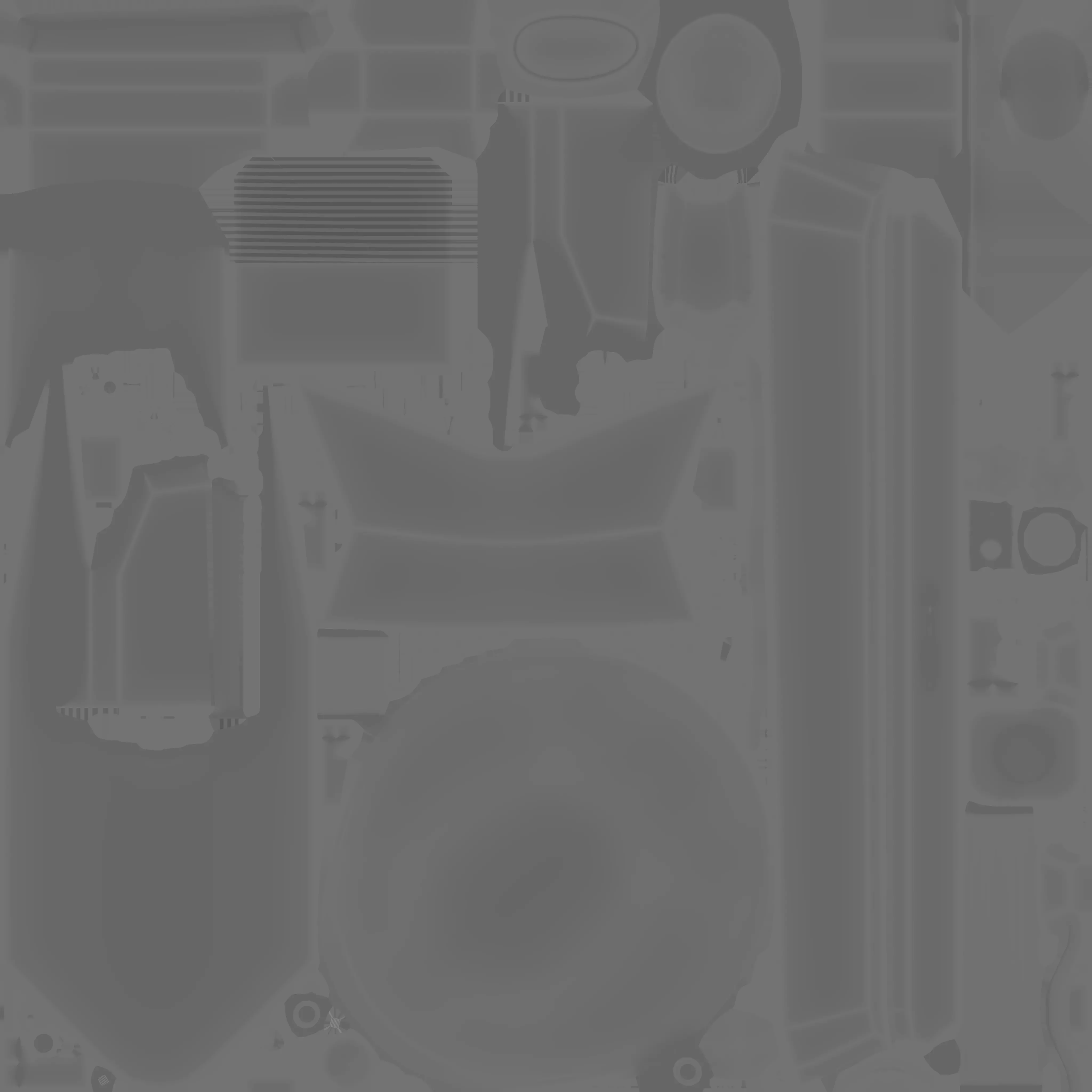 M48 Patton Tank Low-poly 3D model_10