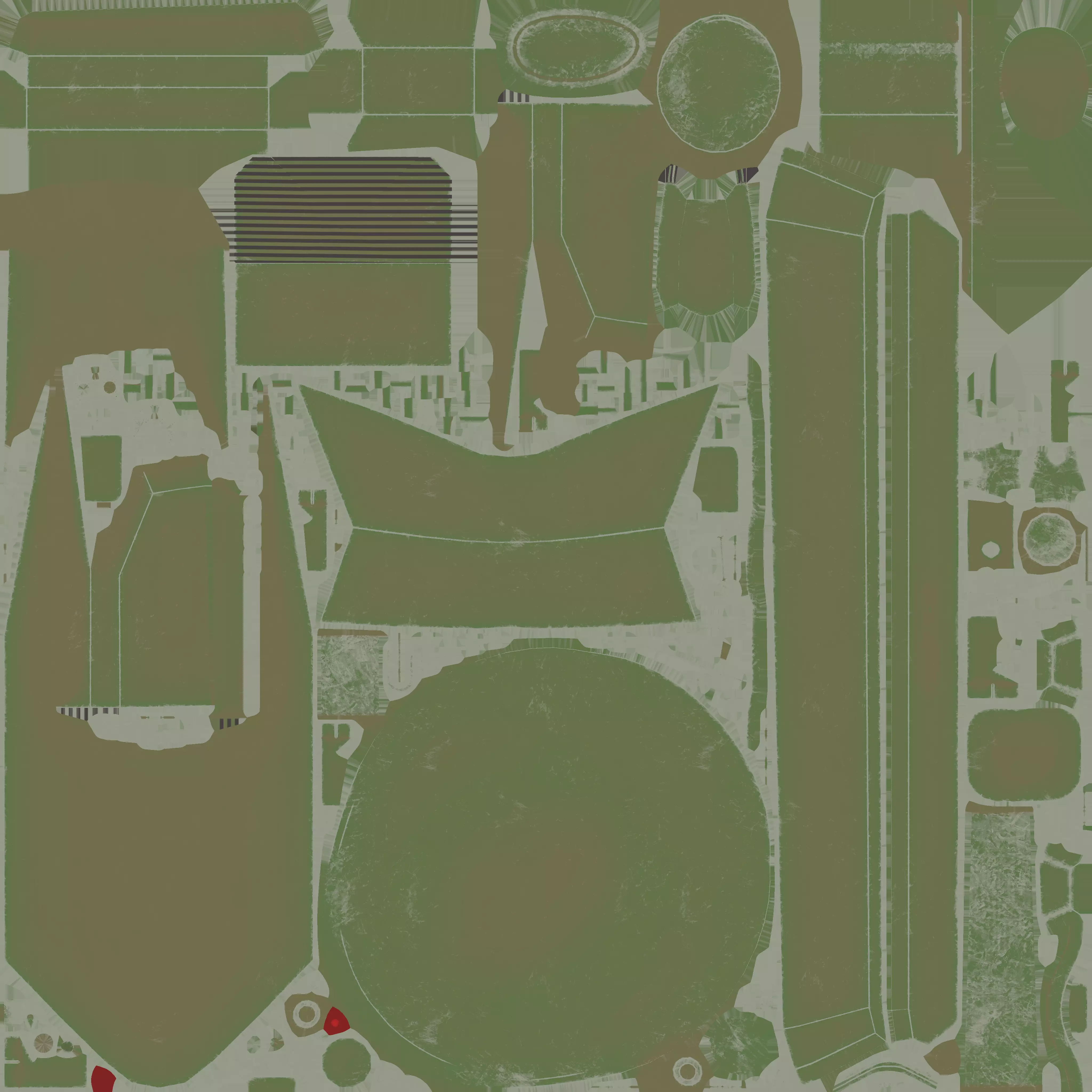 M48 Patton Tank Low-poly 3D model_14