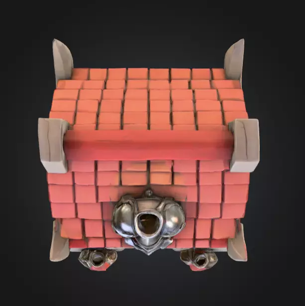 Armory Haven House Low-poly 3D model_8