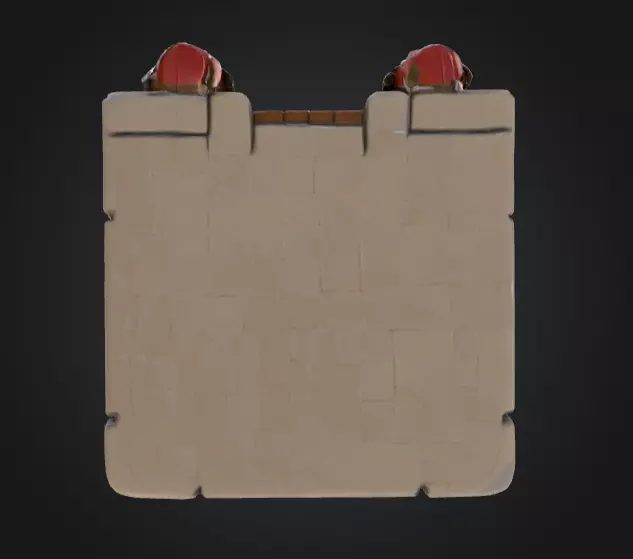 Armory Haven House Low-poly 3D model_9