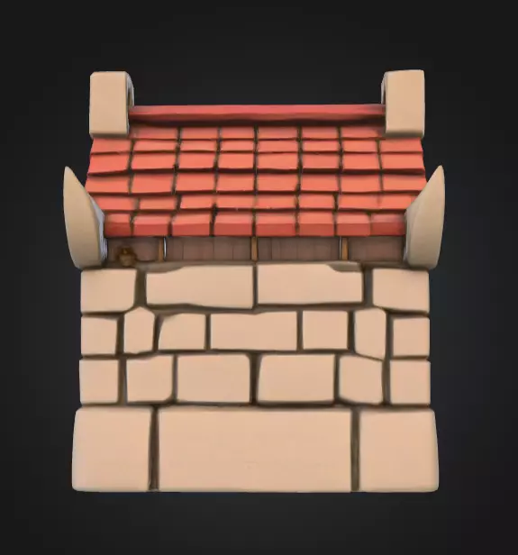 Armory Haven House Low-poly 3D model_5