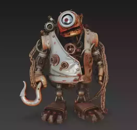 Scrap Golem2 3D