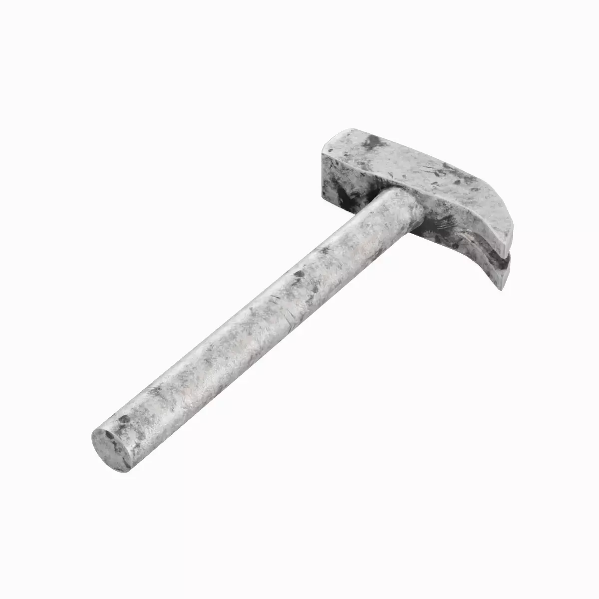 Iron Hammer 04 Low-poly 3D model_1