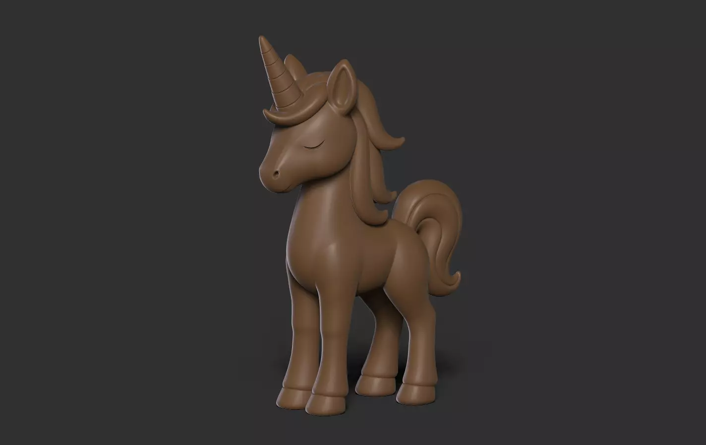 Unicorn 3D print model_16
