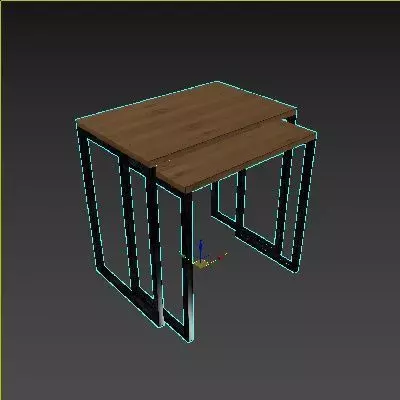 Coffee Table 036 Setery Loft 3D model_3
