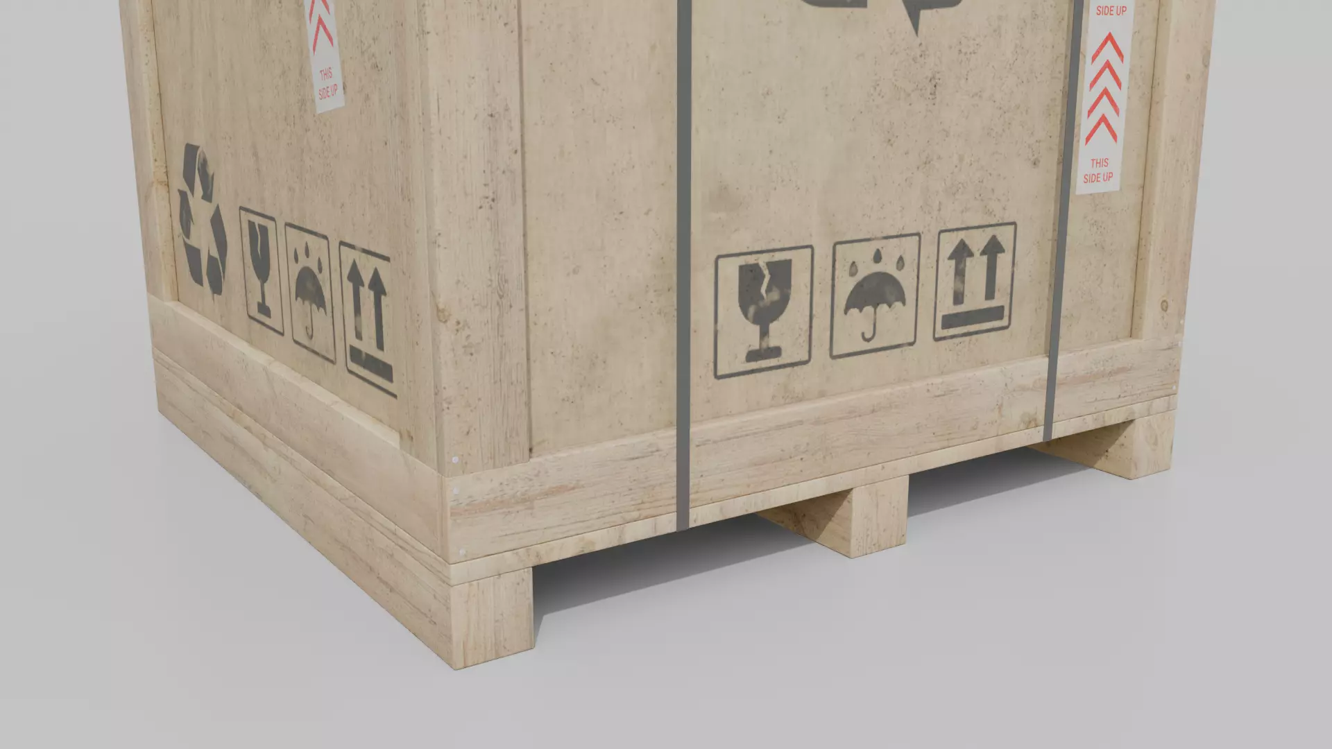 Customizable Wooden Crate Pack - Scene Essentials 3D Model Collection_11