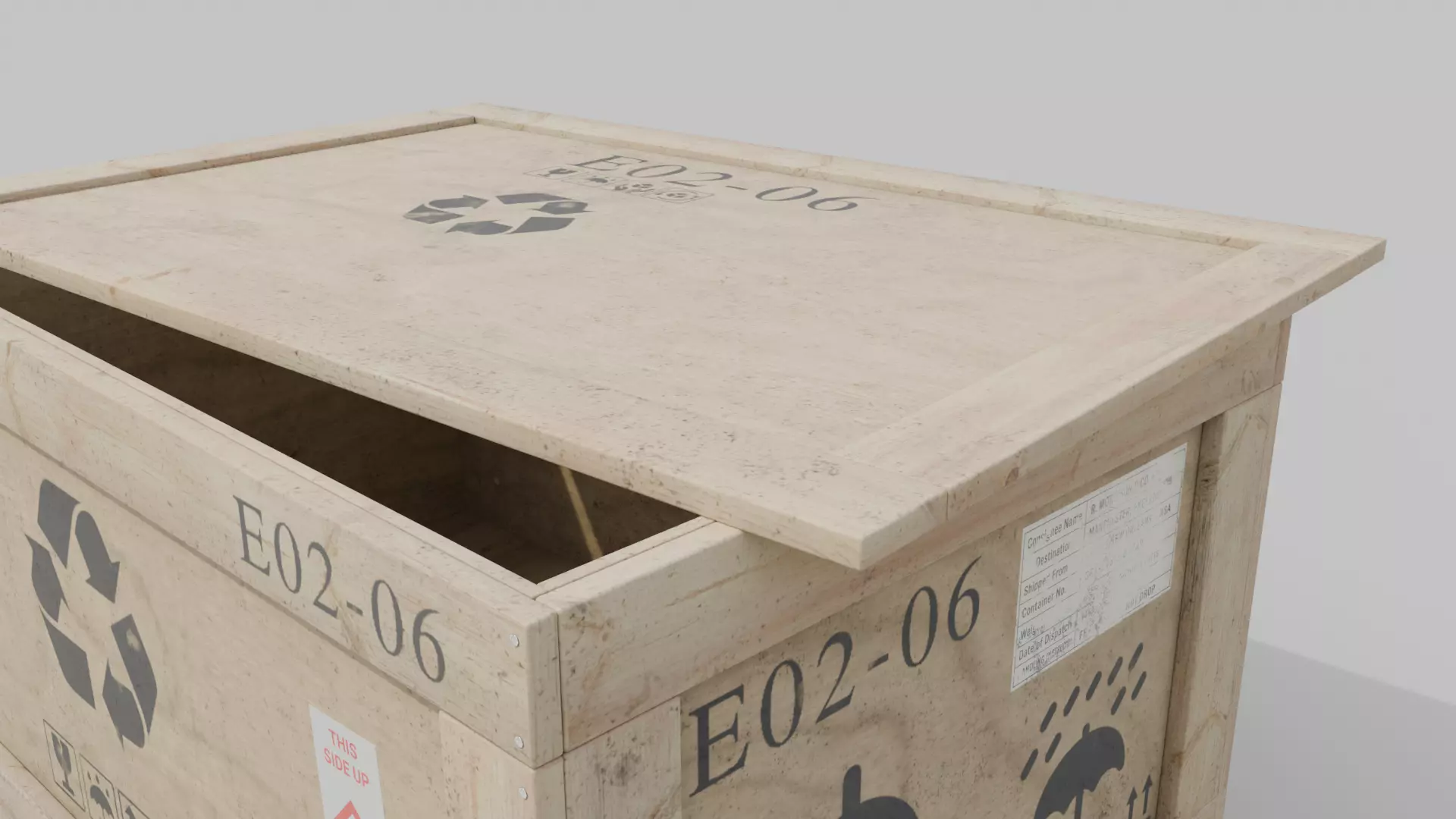 Customizable Wooden Crate Pack - Scene Essentials 3D Model Collection_33