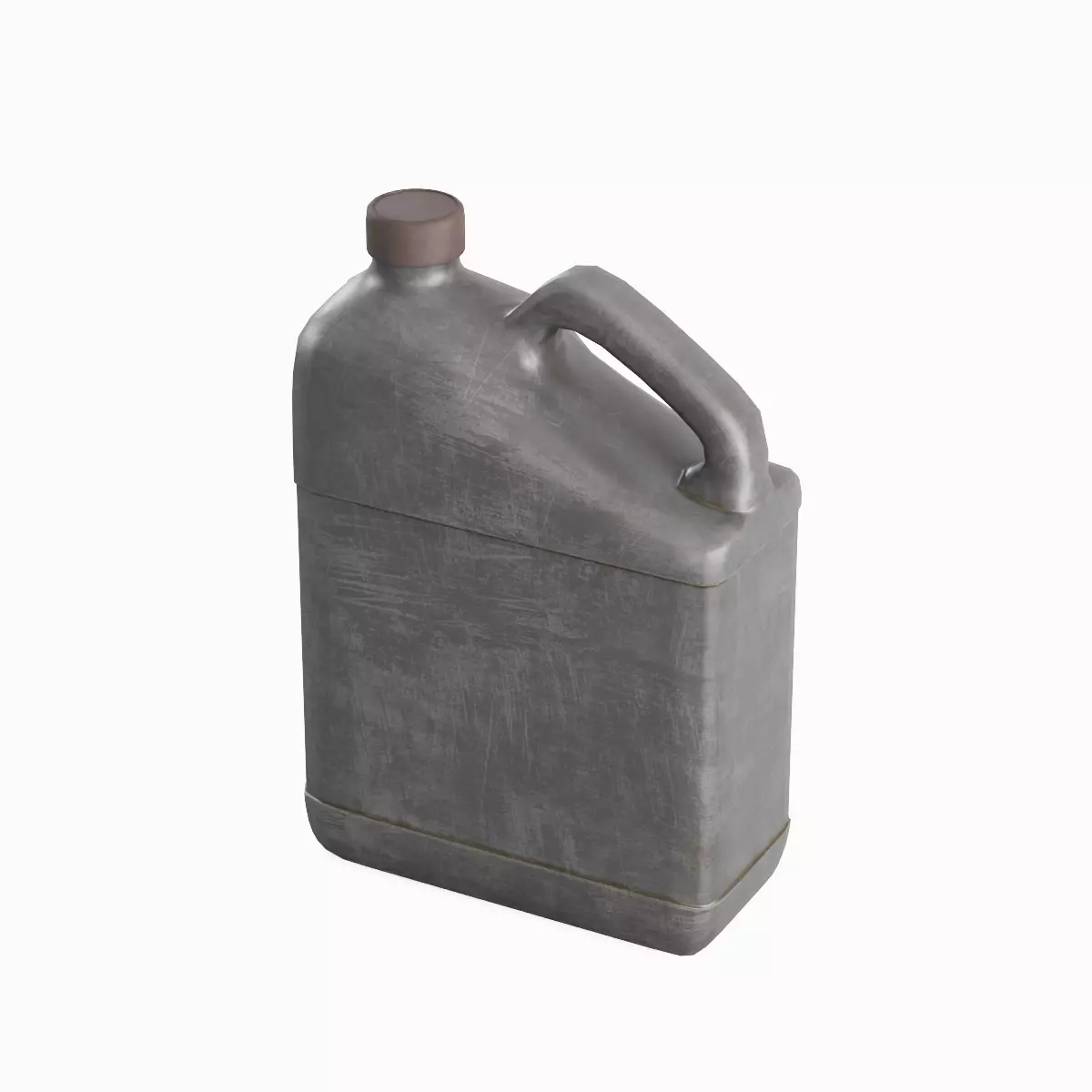 Plastic Jerrycan 04 Low-poly 3D model_4