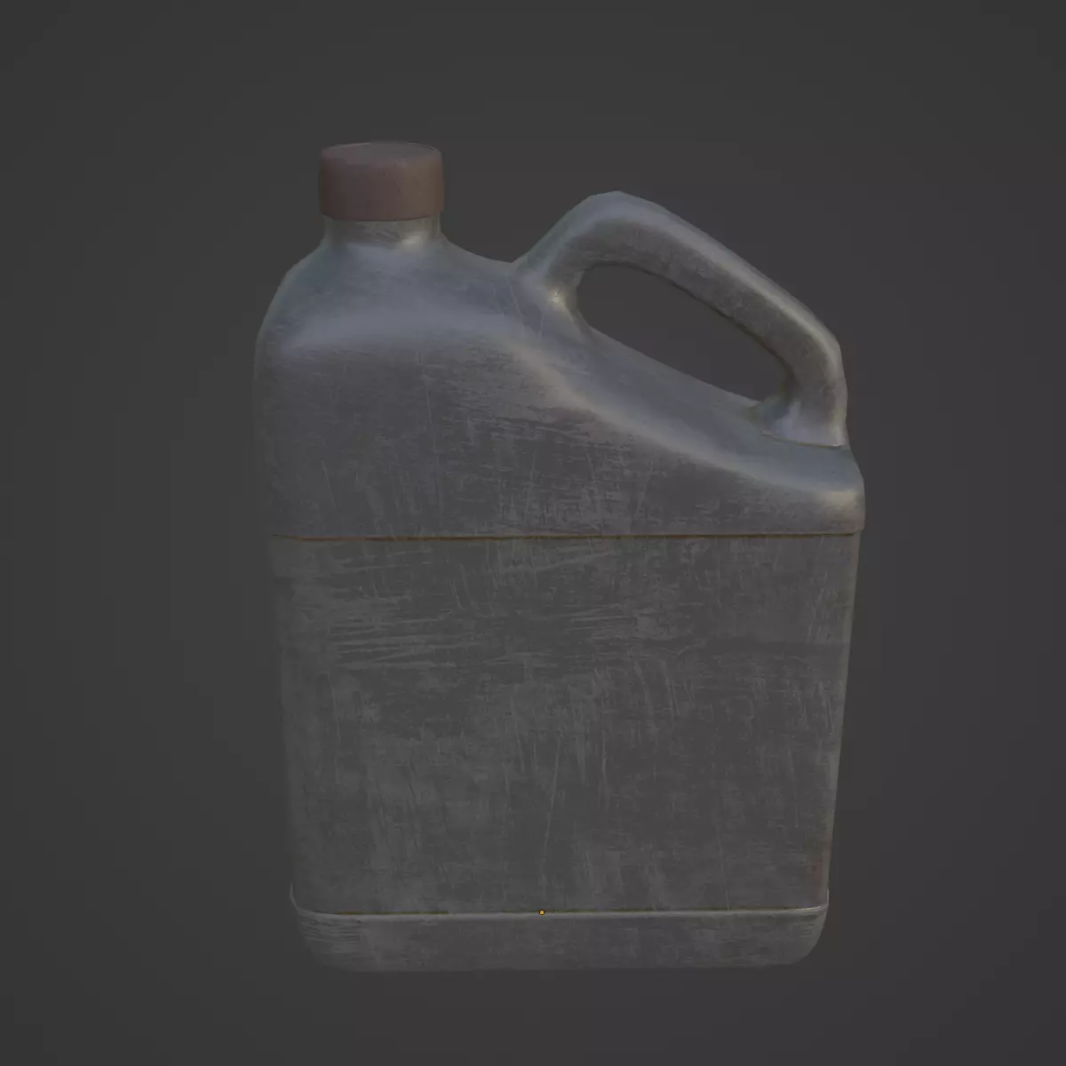 Plastic Jerrycan 04 Low-poly 3D model_6