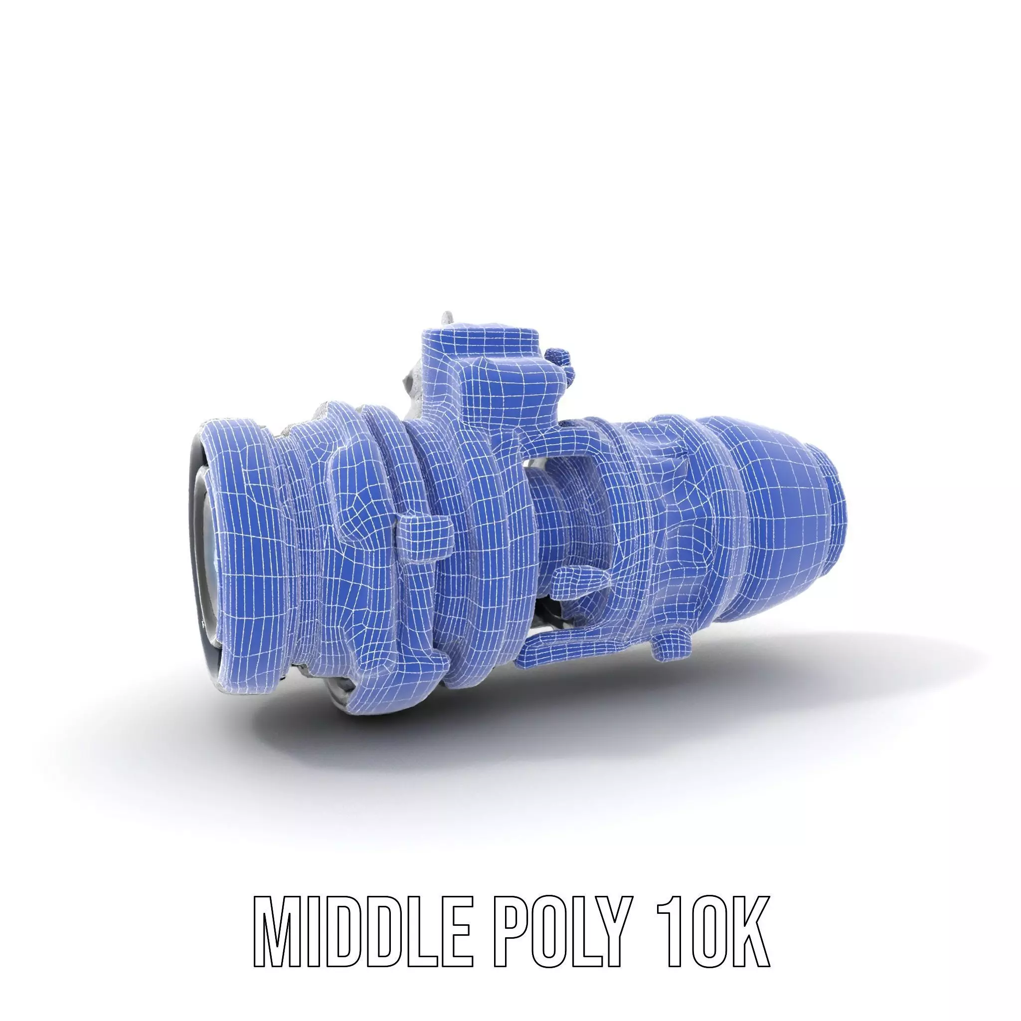 Futuristic Camera Lens Model Pack Low-poly 3D model_19
