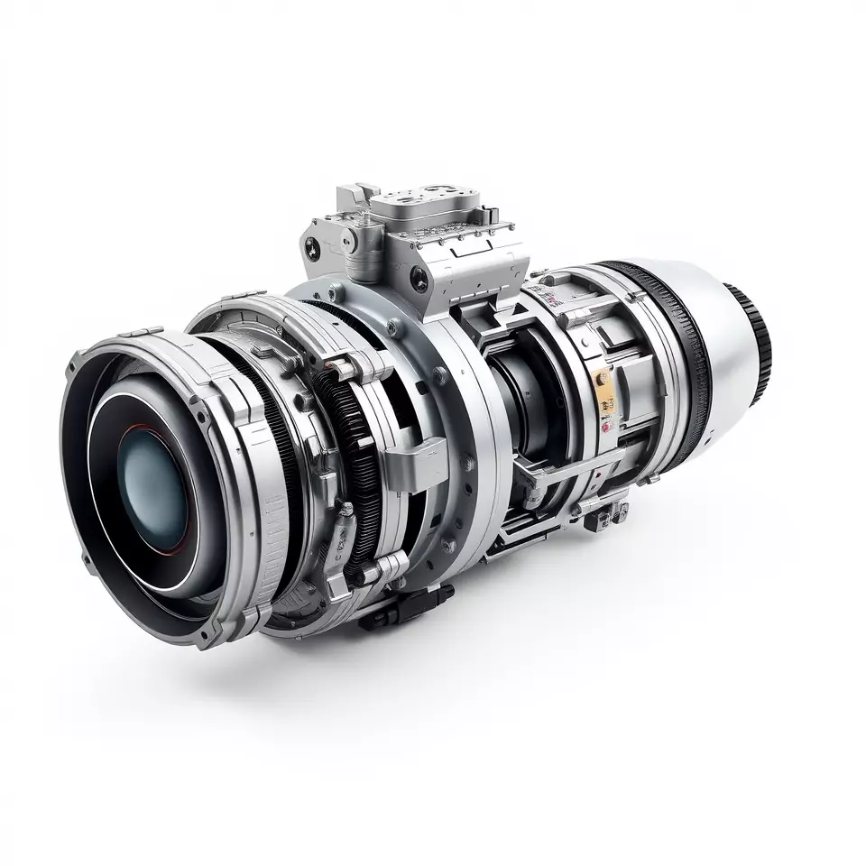 Futuristic Camera Lens Model Pack Low-poly 3D model_3