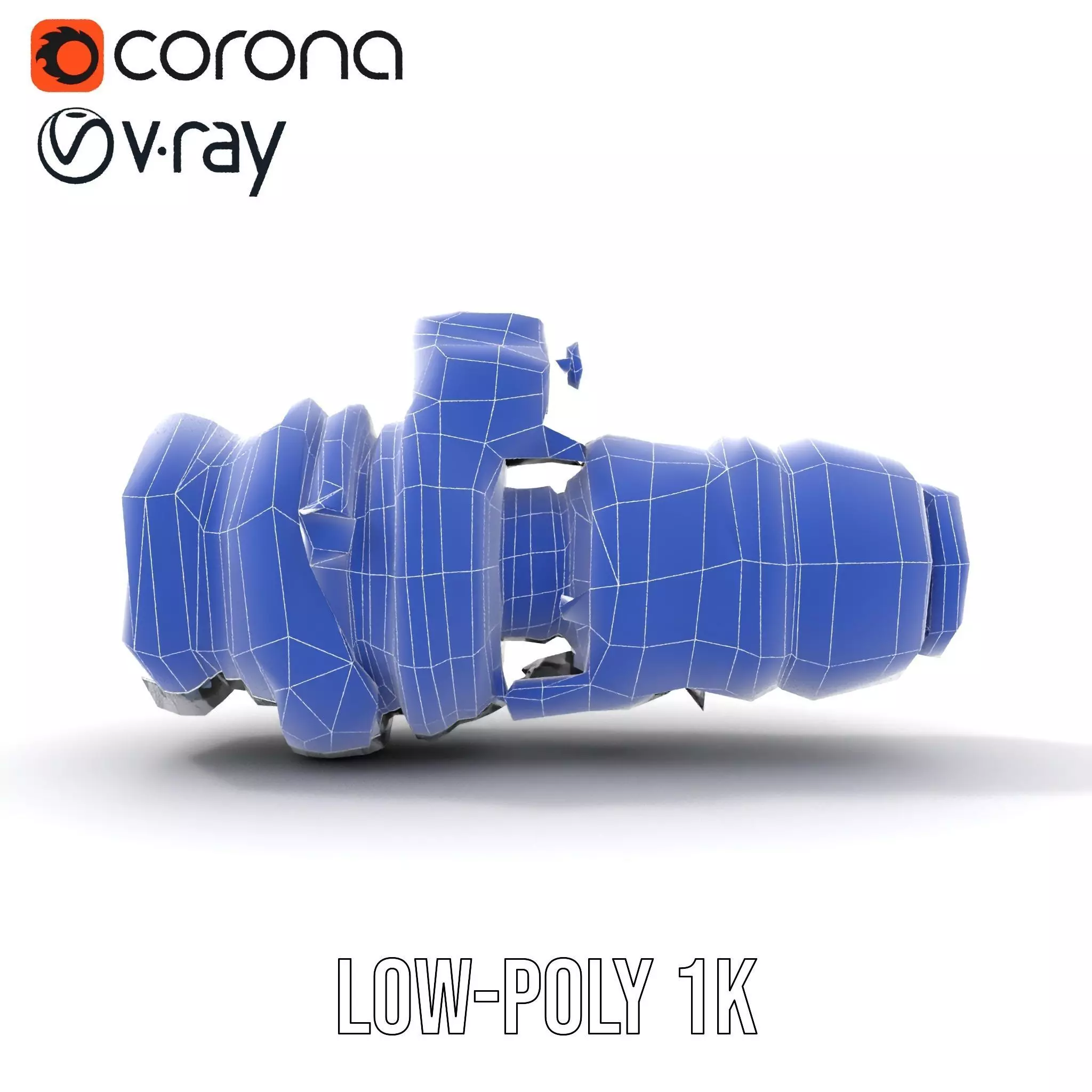 Futuristic Camera Lens Model Pack Low-poly 3D model_25
