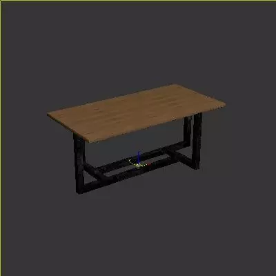 Coffee Table 009 Setery Loft 3D model_3