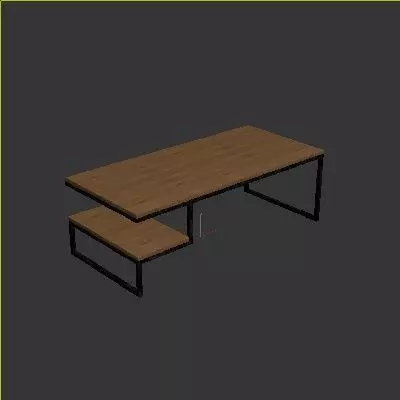 Coffee Table 007 Setery Loft 3D model_3