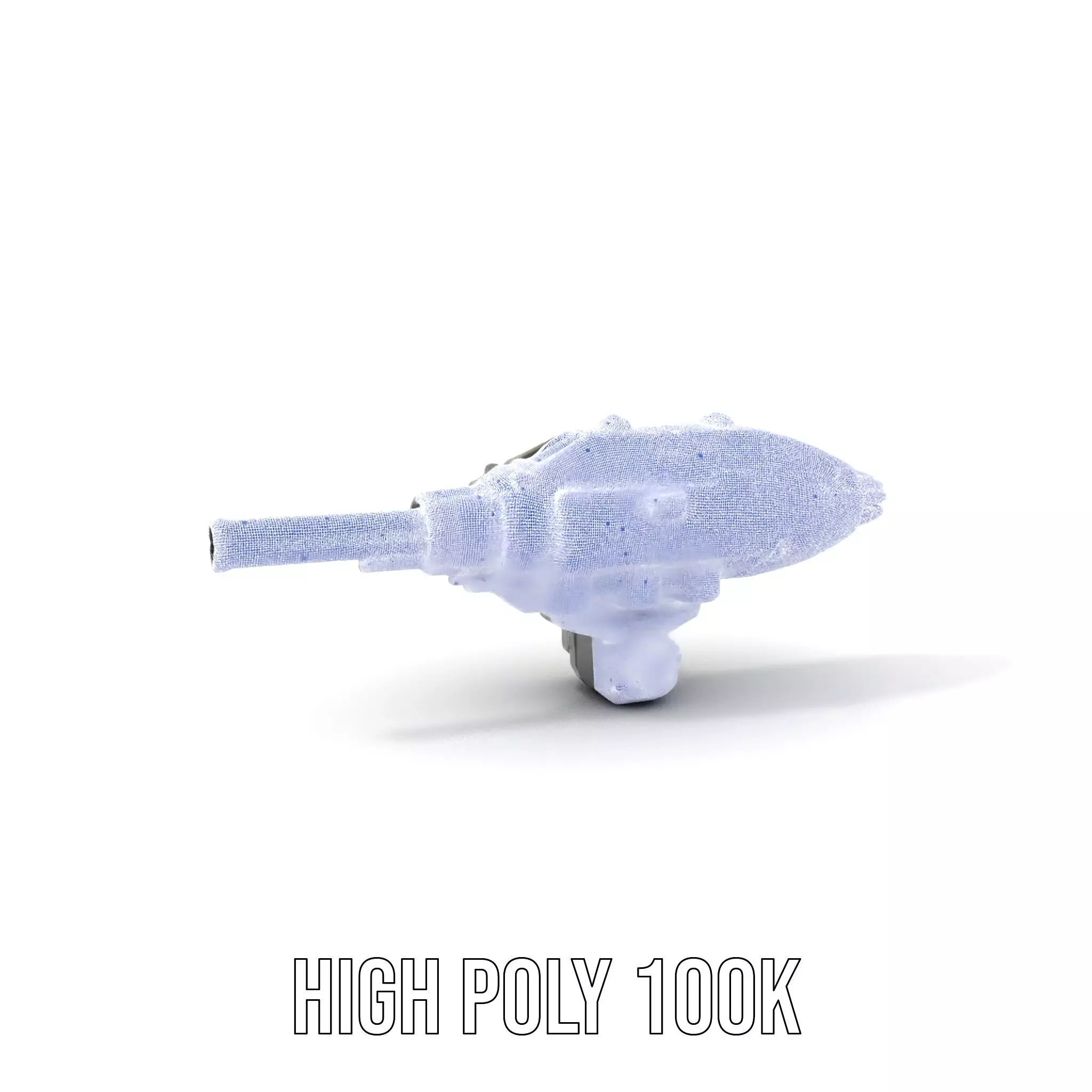 Advanced Camouflaged Turret Weapon Model Pack Low-poly 3D model_5